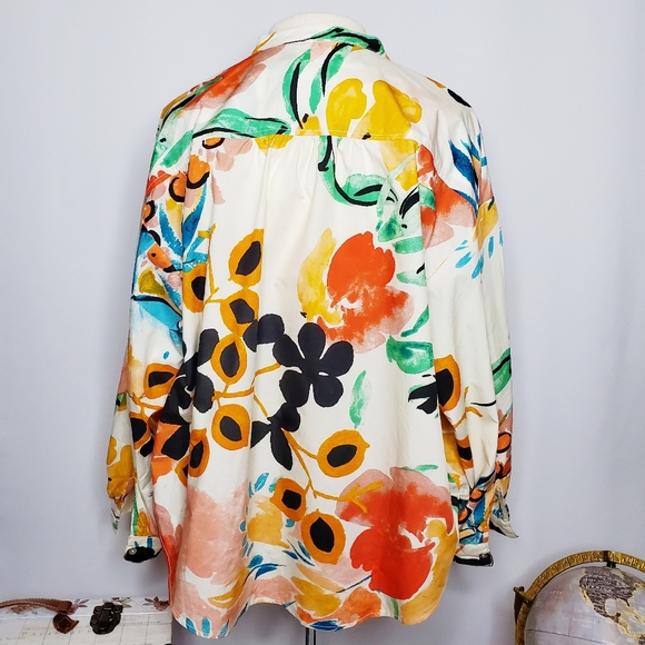 Anthropologie Poplin Blouse Sz S (NWT) - Picture 6 of 9